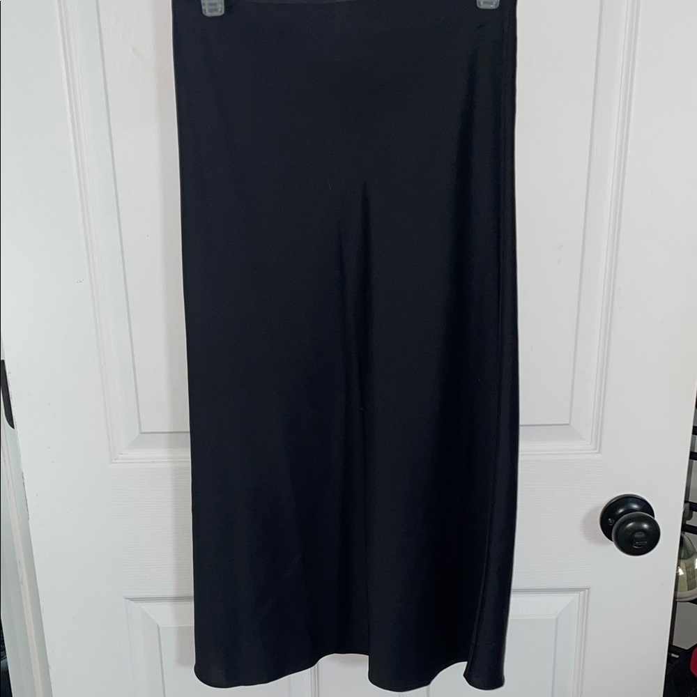 J. Crew Black A-Line Women's Skirt - Sleek Panel - Picture 2 of 4